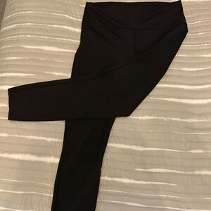 Fabletics Black High-Rise Workout Leggings | Women’s Size L | Full Length